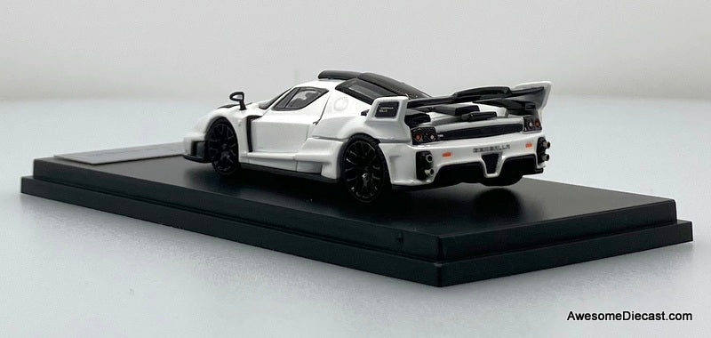 Ferrari Enzo Gemballa Mig-U1, Pearlescent White 1:64 Diecast Model Car by LMF