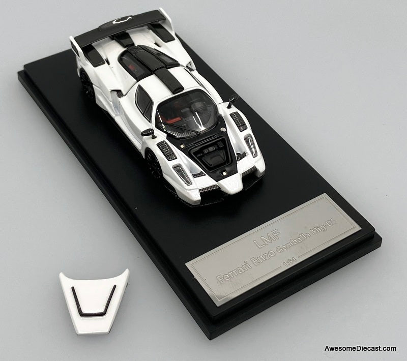 Ferrari Enzo Gemballa Mig-U1, Pearlescent White 1:64 Diecast Model Car by LMF