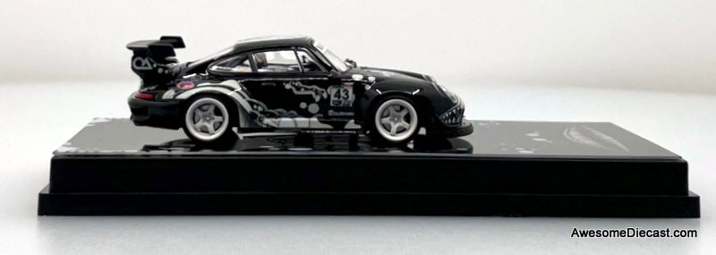 Porsche 993 RWB Black Dragon 1:64 Diecast Model Car by DEcode