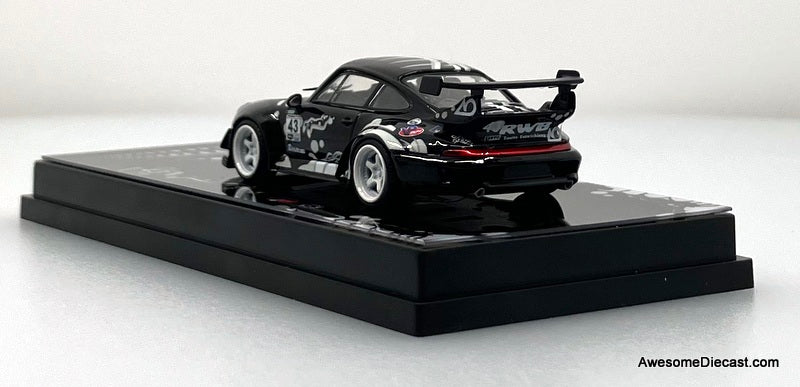 Porsche 993 RWB Black Dragon 1:64 Diecast Model Car by DEcode