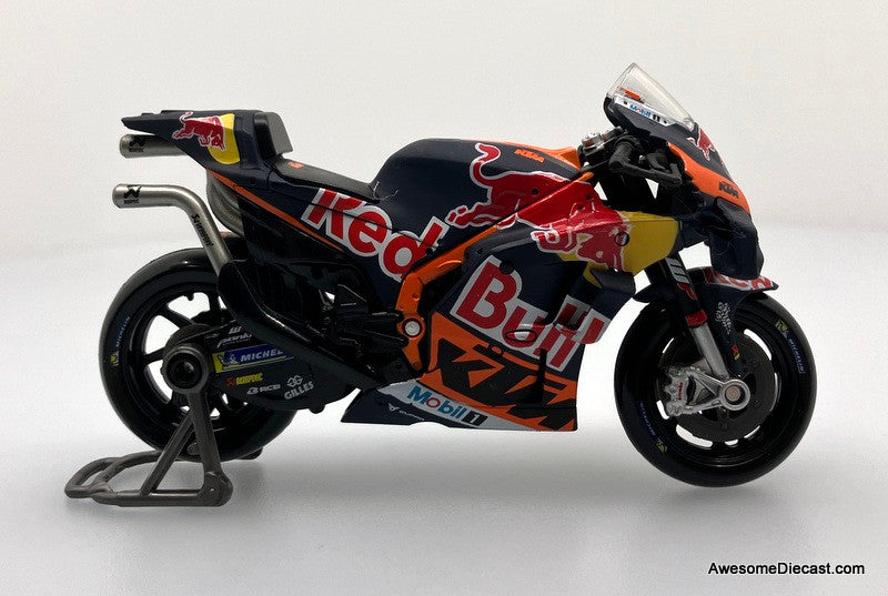 KTM RC16 Motor Cycle: Red Bull 1:18 Diecast Model Motor Cycle by Maisto