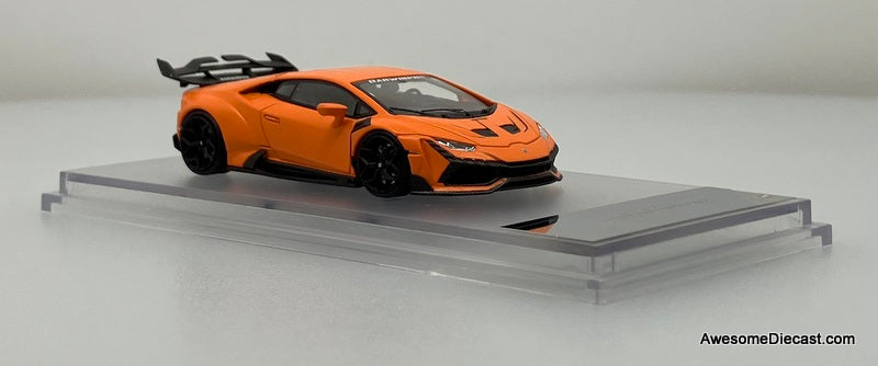 Darwin Pro Lamborghini Huracan Lilith, Matte Orange 1:64 Diecast Model Car by King Model