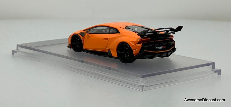 Darwin Pro Lamborghini Huracan Lilith, Matte Orange 1:64 Diecast Model Car by King Model