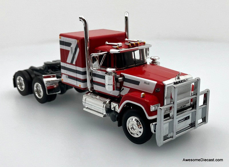 Mack Super Liner Sleeper Tractor w/Wilson 45' Livestock Trailer 1:64 Diecast Model Truck DCP by FG