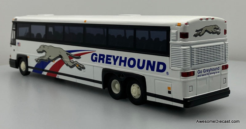 RARE!! MCI 102 DL3 Greyhound: Montreal 1:50 Diecast Model Bus by Corgi