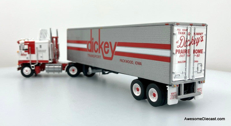 DCP by FG 1:64 Kenworth K100 Sleeper Cab COE w/40' Vintage Reefer Trailer: Dickey Transport