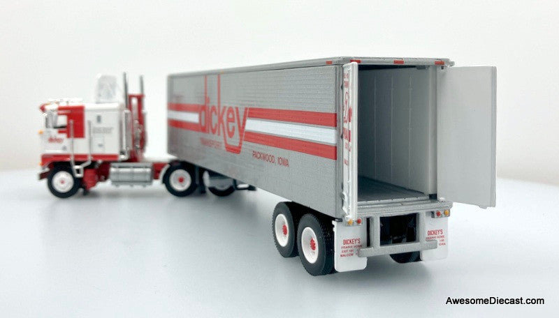 DCP by FG 1:64 Kenworth K100 Sleeper Cab COE w/40' Vintage Reefer Trailer: Dickey Transport