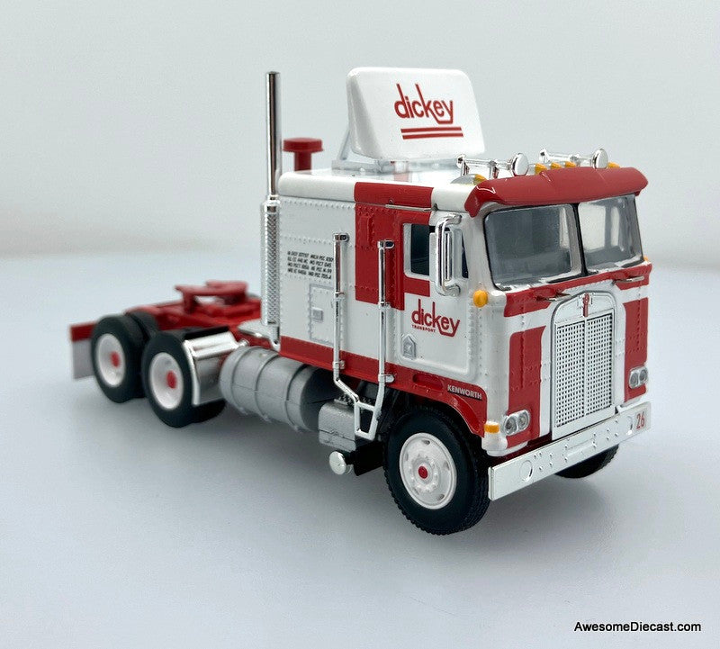 DCP by FG 1:64 Kenworth K100 Sleeper Cab COE w/40' Vintage Reefer Trailer: Dickey Transport