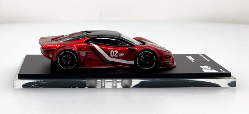 Yangwang U9 "Rage" Metallic Red 1:64 Diecast Model Car by Time Micro