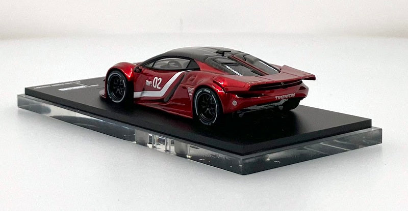 Yangwang U9 "Rage" Metallic Red 1:64 Diecast Model Car by Time Micro