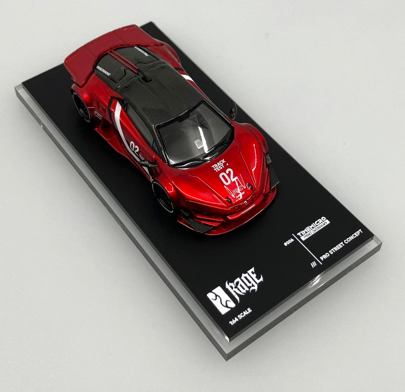 Yangwang U9 "Rage" Metallic Red 1:64 Diecast Model Car by Time Micro