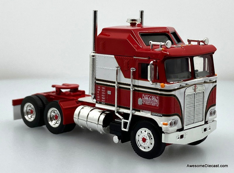 RARE!! Kenworth K100 COE Aerodyne Sleeper Cac w/40' Vintage Refrigerated Trailer: BJ & The Bear 1:64 Diecast Model Truck DCP by FG