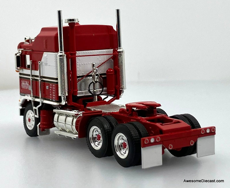 RARE!! Kenworth K100 COE Aerodyne Sleeper Cac w/40' Vintage Refrigerated Trailer: BJ & The Bear 1:64 Diecast Model Truck DCP by FG
