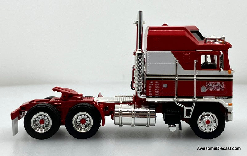 RARE!! Kenworth K100 COE Aerodyne Sleeper Cac w/40' Vintage Refrigerated Trailer: BJ & The Bear 1:64 Diecast Model Truck DCP by FG