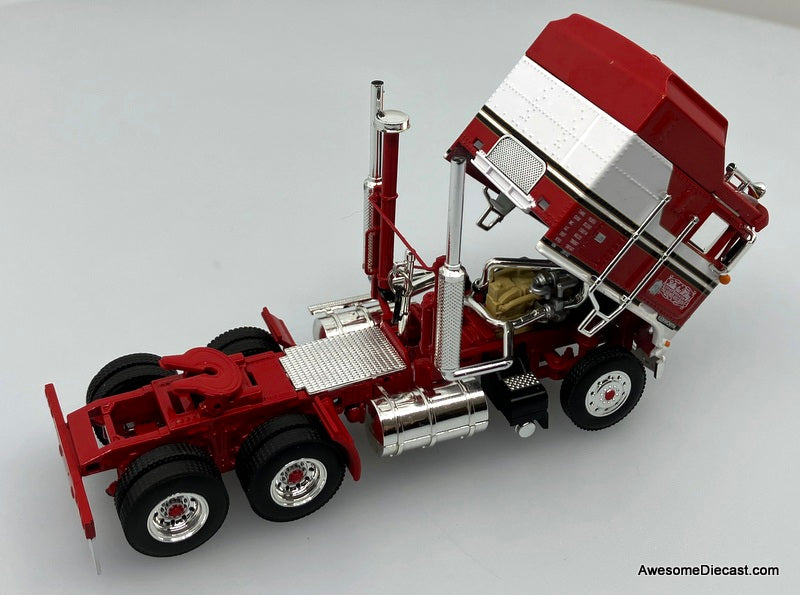 RARE!! Kenworth K100 COE Aerodyne Sleeper Cac w/40' Vintage Refrigerated Trailer: BJ & The Bear 1:64 Diecast Model Truck DCP by FG