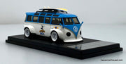 Volkswagen T1 Lowrider: Nostalgic Island Rides 1:64 Diecast Model Van by My Model Collect
