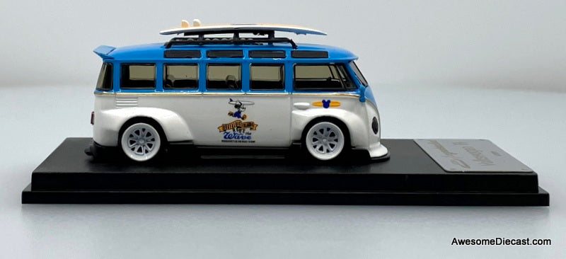 Volkswagen T1 Lowrider: Nostalgic Island Rides 1:64 Diecast Model Van by My Model Collect
