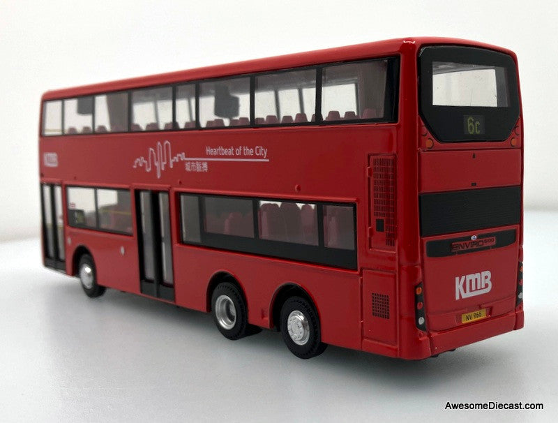 Alexander Dennis Enviro 500 Euro Double Decker: KMB (Route 6C- Heartbeat Of The City) 1:64 Diecast Model bus by 80M Bus Model