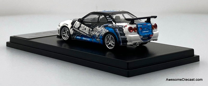 Nissan GT-R R34 V-Spec Top Secret 1:64 Diecast Model Car by My Model Collect