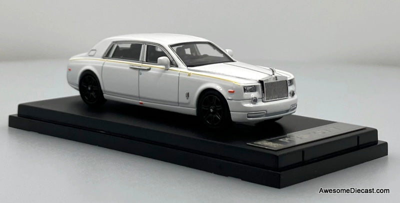 Rolls Royce Phantom V11, White 1:64 Diecast Model Car by Street Warrior
