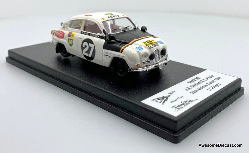 Saab 96 #27 1964 East African Safari 1:43 Resin Cast Model by Trofeu