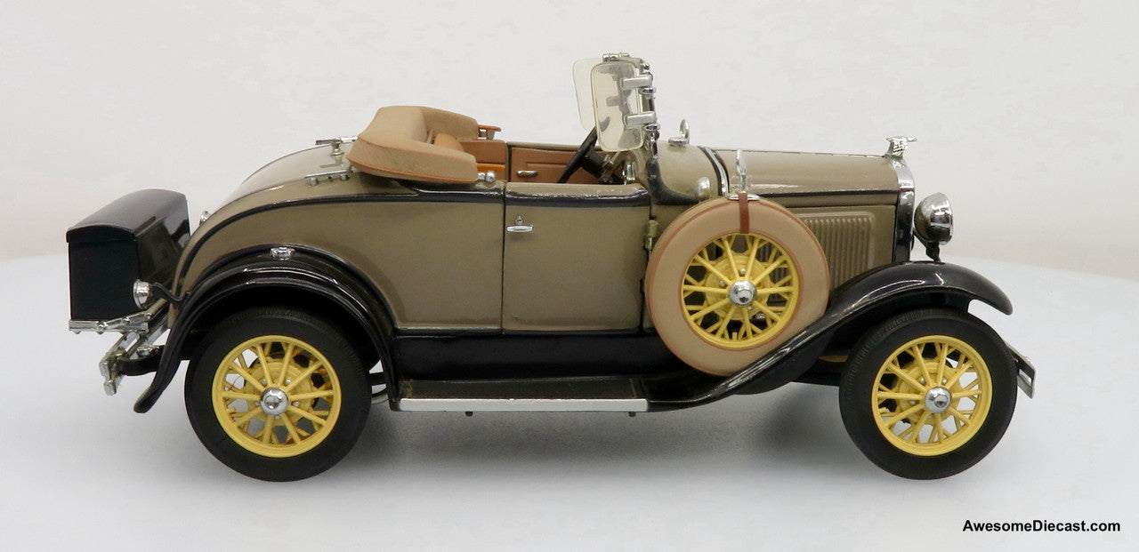 1931 Ford Model A Roadster, Stone Brown 1:24 Diecast Model Car by Danbury Mint
