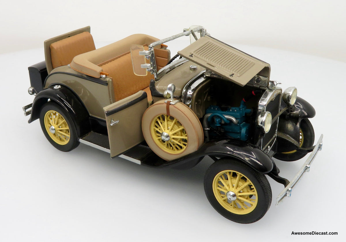 1931 Ford Model A Roadster, Stone Brown 1:24 Diecast Model Car by Danbury Mint
