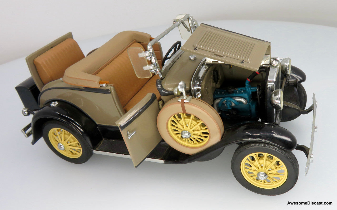 1931 Ford Model A Roadster, Stone Brown 1:24 Diecast Model Car by Danbury Mint