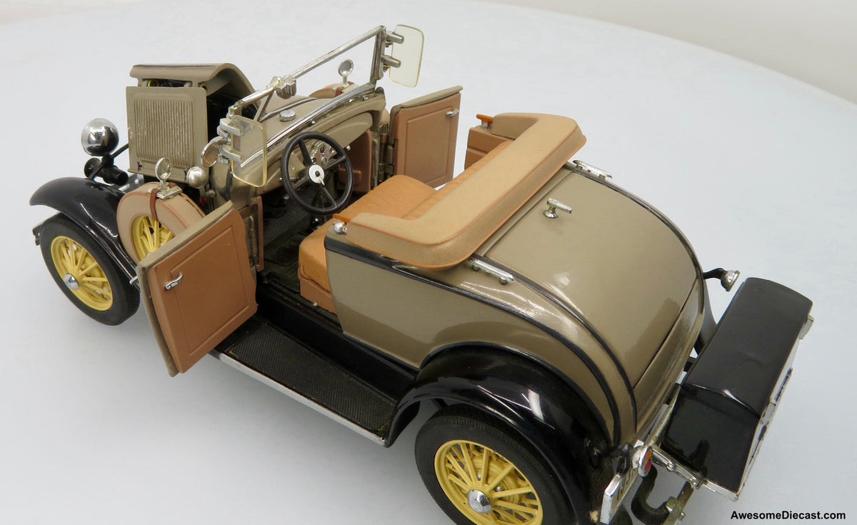 1931 Ford Model A Roadster, Stone Brown 1:24 Diecast Model Car by Danbury Mint