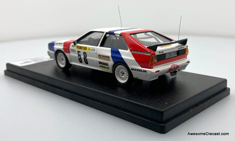 Audi quattro Minichamps Detail cars 3台 Audi Quattro #58 1983 Monte Carlo Rally 1:43 Resin Cast Model by