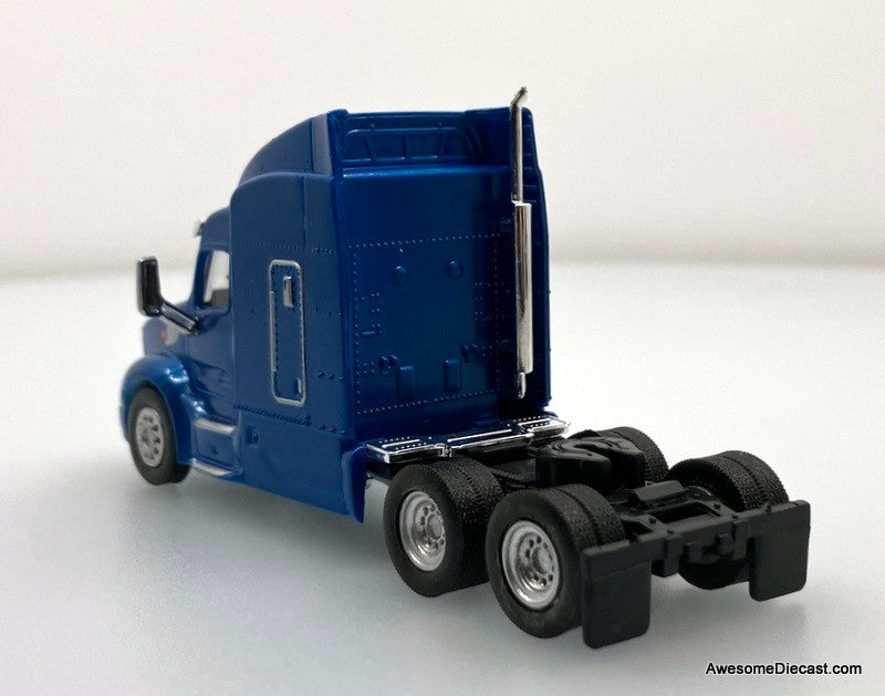 Peterbilt 579 Sleeper Tractor, Blue 1:87 ABS Plastic Model Truck by HO Logistics Replicas