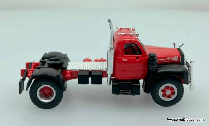 Brekina 1:87 Mack B61 Day Cab Tractor, Red