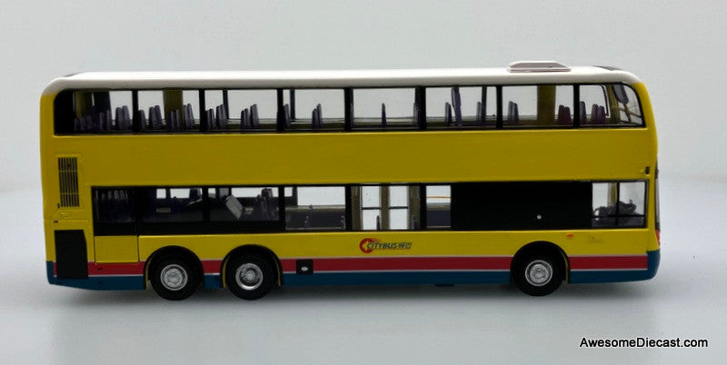 Alexander Dennis Enviro 500 Double Decker (City Bus Hong Kong) Route 8X 1:64 Diecast Model Bus by City Bus