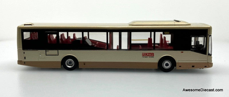 Volvo B7RLE MCV Transit Bus, Gold: KMB (Route 110) 1:64 Diecast Model Bus by 80M Bus Model