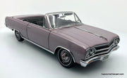 1965 Chevrolet Malibu SS Convertible, Evening Orchid 1:18 Diecast Model by ExactDetail Replicas