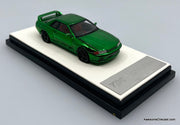 Nissan GT-R R32, Carbon Fiber Green 1:64 Diecast Model Car by TPC