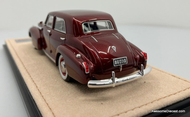 Stamp Models 1:43 1940 Cadillac Fleetwood Sixty Special, Maroon Metallic