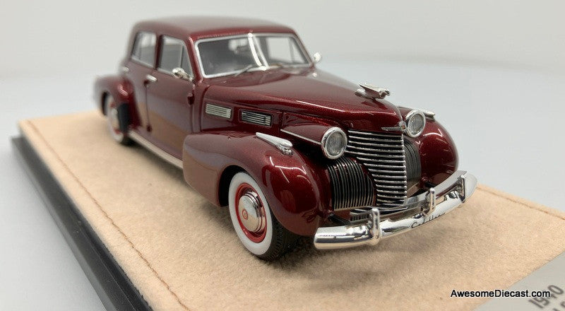 Stamp Models 1:43 1940 Cadillac Fleetwood Sixty Special, Maroon Metallic