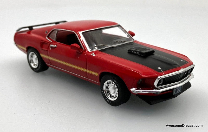 1969 Ford Mustang Mach 1, Calypso Coral 1:43 Diecast Model Car by IXO