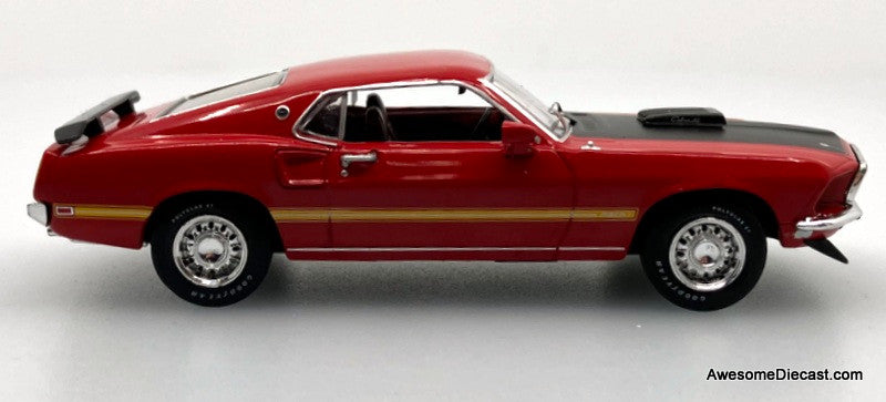 1969 Ford Mustang Mach 1, Calypso Coral 1:43 Diecast Model Car by IXO