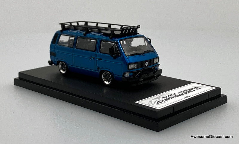 Volkswagen T3 Low Rider Bus w/Accessories 1:64 Diecast Model Car by Mortal