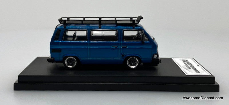 Volkswagen T3 Low Rider Bus w/Accessories 1:64 Diecast Model Car by Mortal