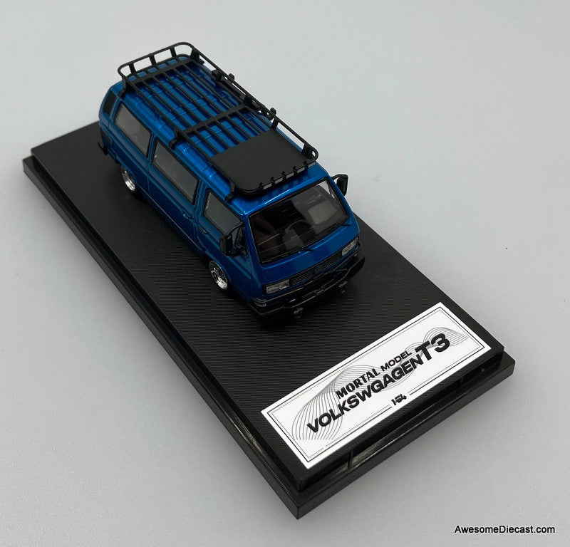 Volkswagen T3 Low Rider Bus w/Accessories 1:64 Diecast Model Car by Mortal