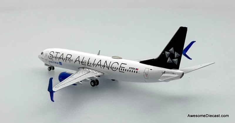 Boeing 737-800: Star Alliance/United Airlines (Reg #N76516) 1:400 Diecast Model Plane by Gemini Jets