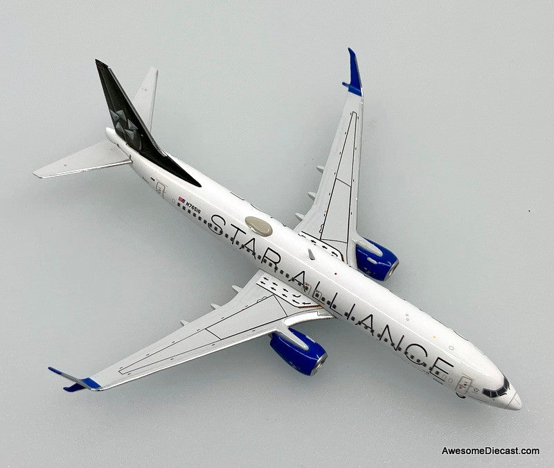 Boeing 737-800: Star Alliance/United Airlines (Reg #N76516) 1:400 Diecast Model Plane by Gemini Jets