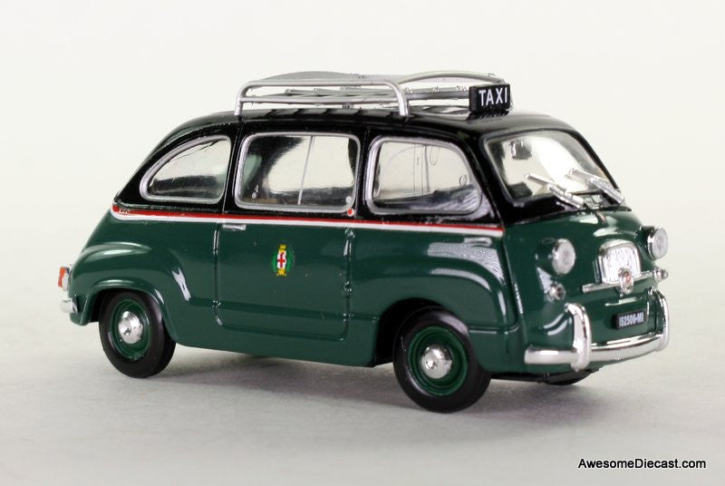 Brumm 1:43 1960 Fiat 600d Multipla Taxi, Green