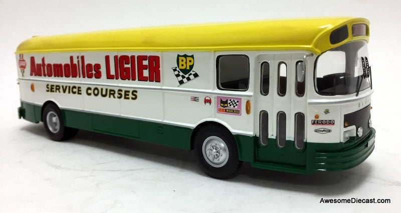 Spark 1:43 1971 Saviem S45 Race Car Transporter: Team BP / Ligier