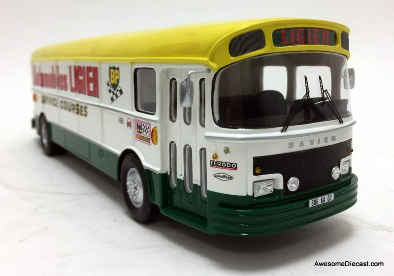 Spark 1:43 1971 Saviem S45 Race Car Transporter: Team BP / Ligier