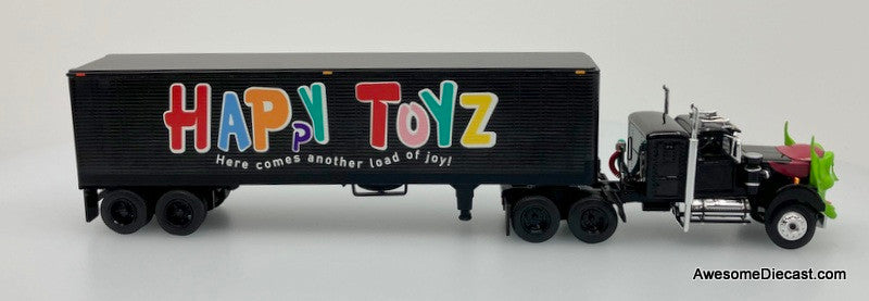 DCP by FG 1:64 White Western Star w/Green Goblin Head & 40' Vintage Trailer: Maximum Overdrive "Happy Toyz"