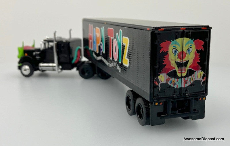 DCP by FG 1:64 White Western Star w/Green Goblin Head & 40' Vintage Trailer: Maximum Overdrive "Happy Toyz"